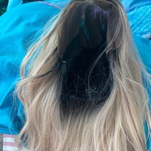 Rose gold hairline illusion lace wig